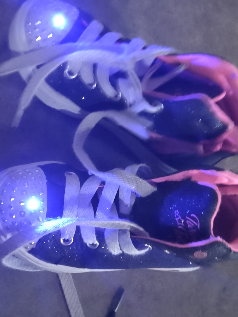 Girls Twinkle Toe Lace-Up Sketchers